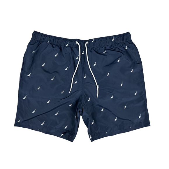 Nautica Traveler Swim‎ Beach Bathing Suit Trunks Shorts Mesh Lined Size XXL - Picture 1 of 4